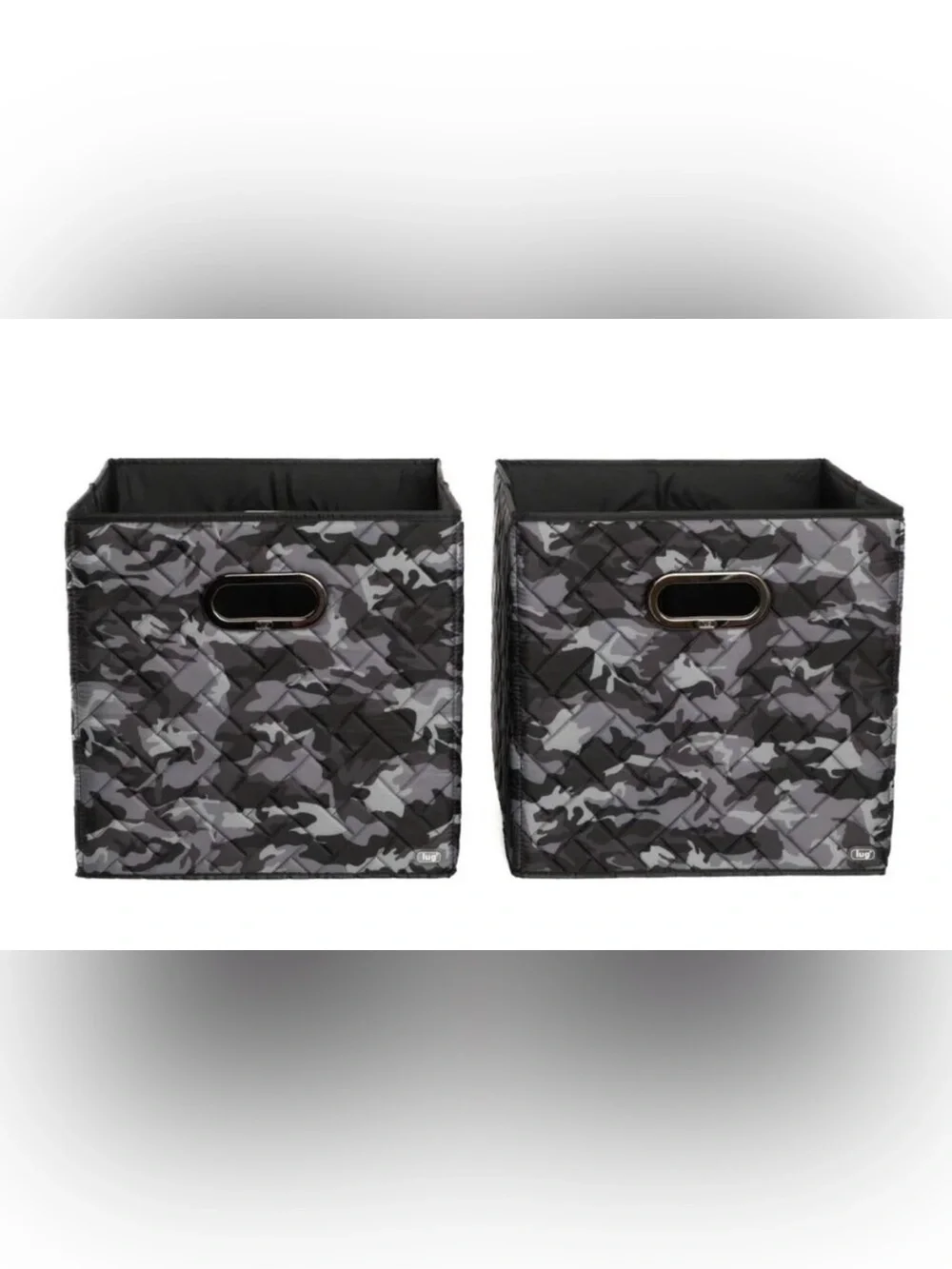 NWT LUG Fall Box Cargo 2pc Collapsible Cube Bins Camo